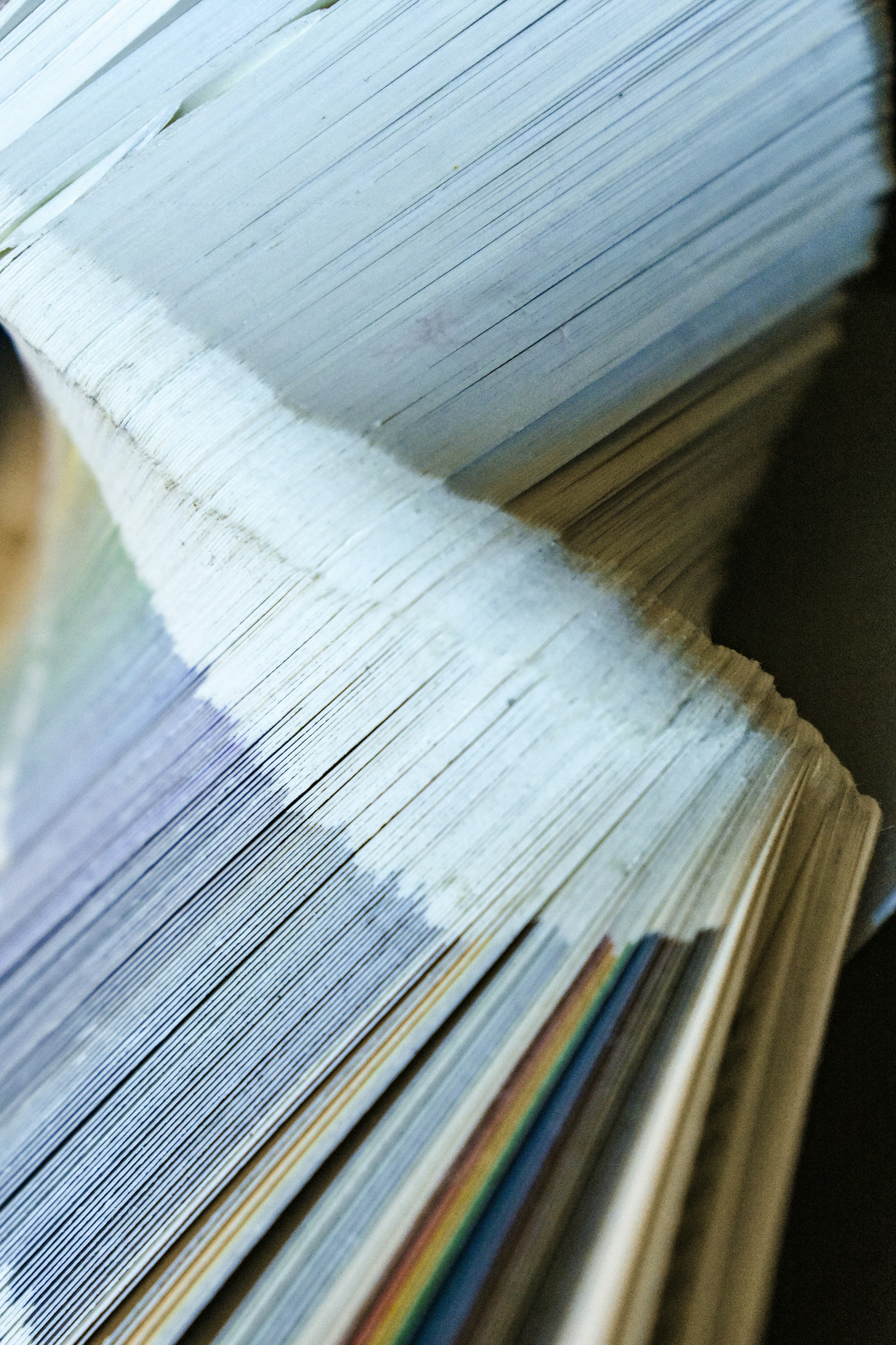 Fanned book pages - creative DIY paper anniversary gift ideas